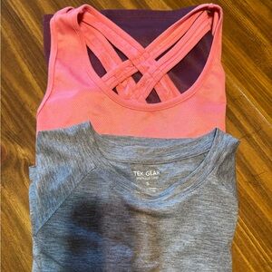 Set of 2 Womens Workout Tops Sz S